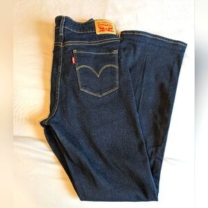 Levi's Dark Blue 715 Bootcut Jeans